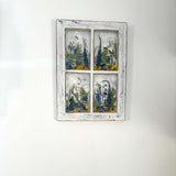 Everlasting Garden Window - Handmade Dried Flower Resin Meadow One