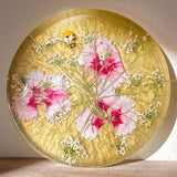 Meadow Bloom Coaster Set - Handmade Dried Flower Resin Coasters