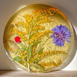 Meadow Bloom Coaster Set - Handmade Dried Flower Resin Coasters
