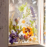 Everlasting Garden Window - Handmade Dried Flower Resin Meadow Two