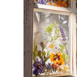 Everlasting Garden Window - Handmade Dried Flower Resin Meadow Two