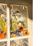 Everlasting Garden Window - Handmade Dried Flower Resin Meadow Two
