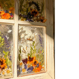 Everlasting Garden Window - Handmade Dried Flower Resin Meadow Two