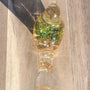 Maple Leaf Crystal Songbirds: Handmade Resin Art Rhinestone Bird Decor