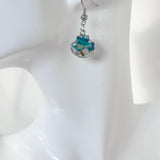 Mermaid Treasures - Handmade Mother of Pearl Seashell Resin Earrings