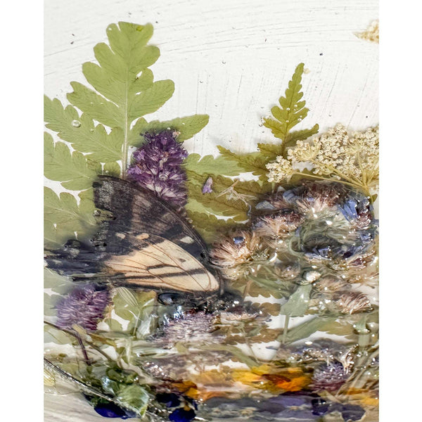 Forest Garden Portal | Handmade Butterfly & Botanical Wall Art