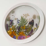 Wildflower Meadow Portal | Handmade Real Moth & Botanical Wall Art