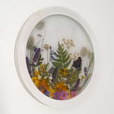 Wildflower Meadow Portal | Handmade Real Moth & Botanical Wall Art