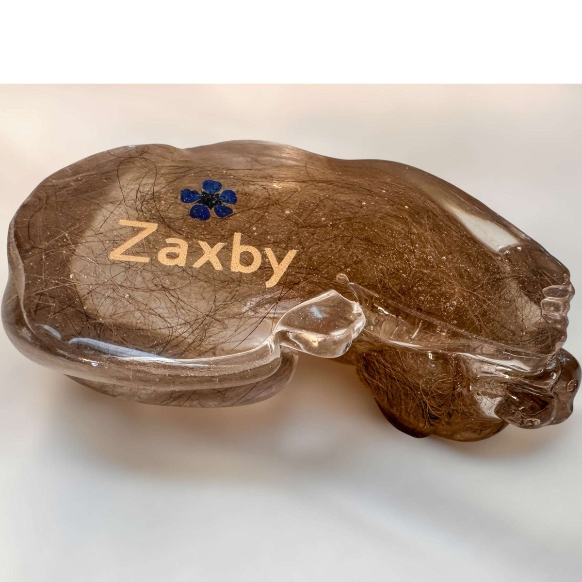 Memorial Pet Keepsake  - Handmade Custom Resting Dog Resin Figurine