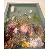 Sage Meadow Botanical Wall Art | Handmade Pressed Florals & Ferns