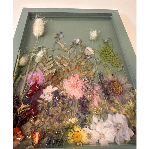 Sage Meadow Botanical Wall Art | Handmade Pressed Florals & Ferns