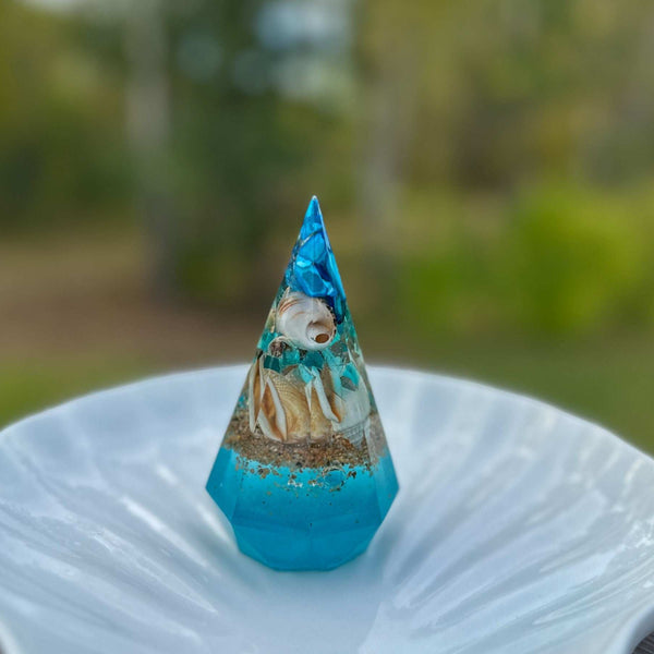 Ring Holder - Seaside Treasures Handmade Resin Ring Holder 