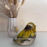 Sunflower Bella Bloom - Handmade Dried Sunflower Resin Bird Home Decor