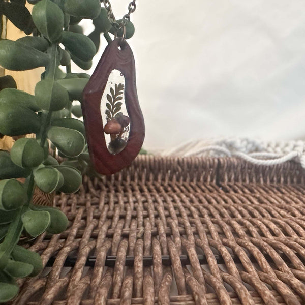 Boreal Forest Keepsake Pendant - Wear Your Wild with Real Botanicals