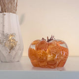 Pumpkin - Orange Bloom - Handmade Resin Pumpkins with Botanicals