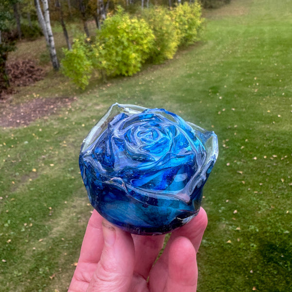 Enchanted Blue Rose Bloom - Eternal Blue Bloom Collection - Limited Edition