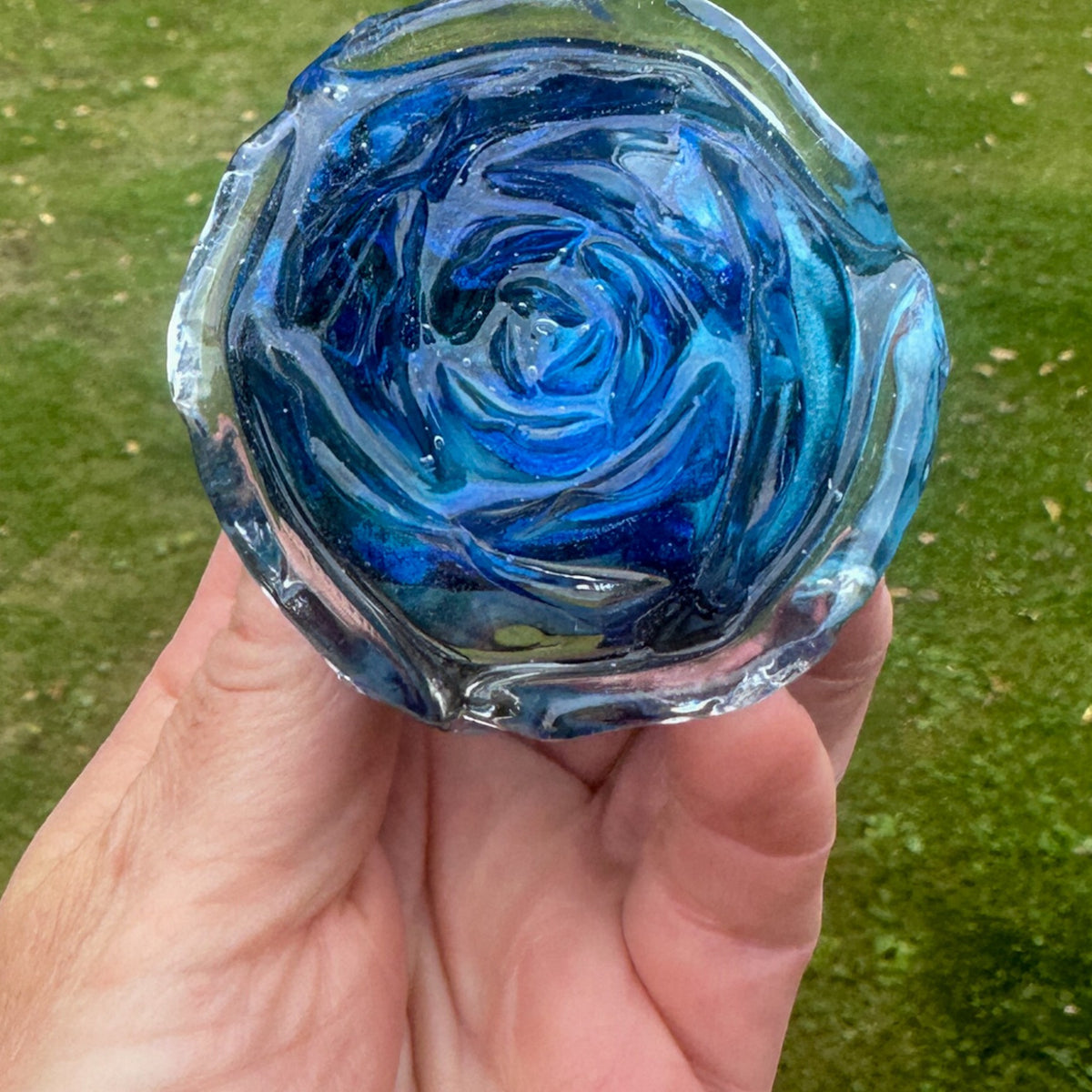 Enchanted Blue Rose Bloom - Eternal Blue Bloom Collection - Limited Edition