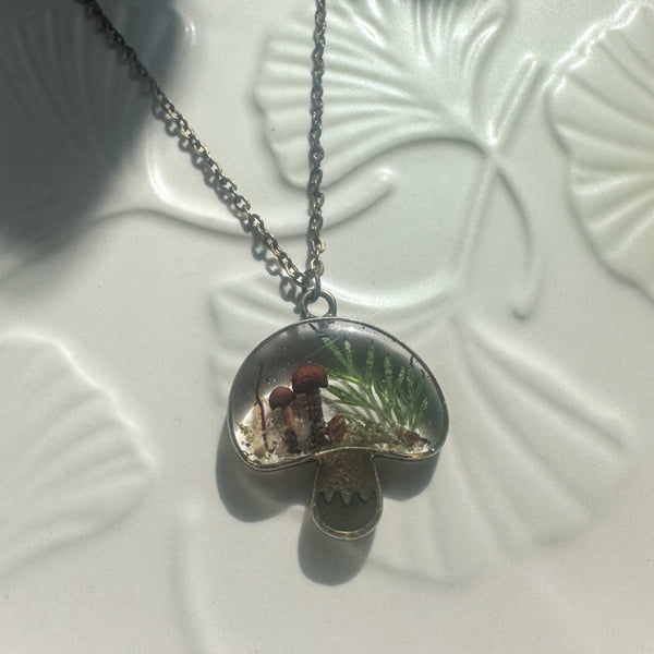 Boreal Forest Keepsake Pendant - Wear Your Wild with Real Botanicals