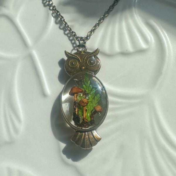 Boreal Forest Keepsake Pendant - Wear Your Wild with Real Botanicals