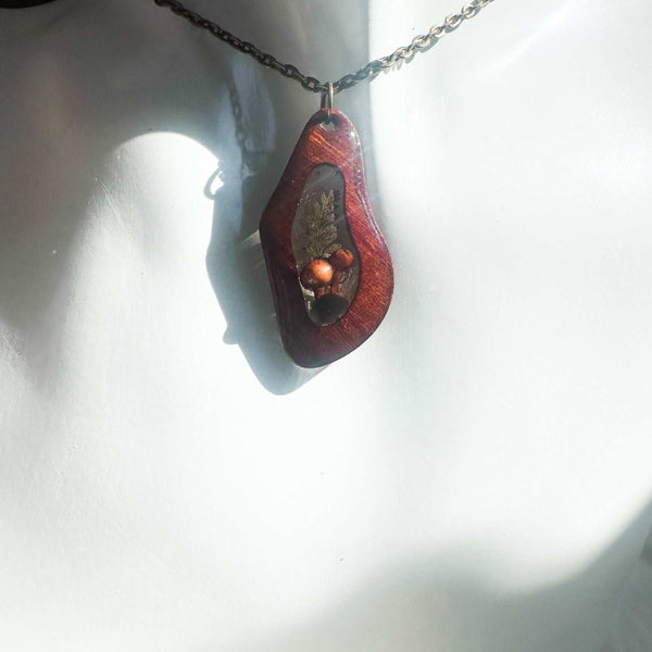 Boreal Forest Keepsake Pendant - Wear Your Wild with Real Botanicals