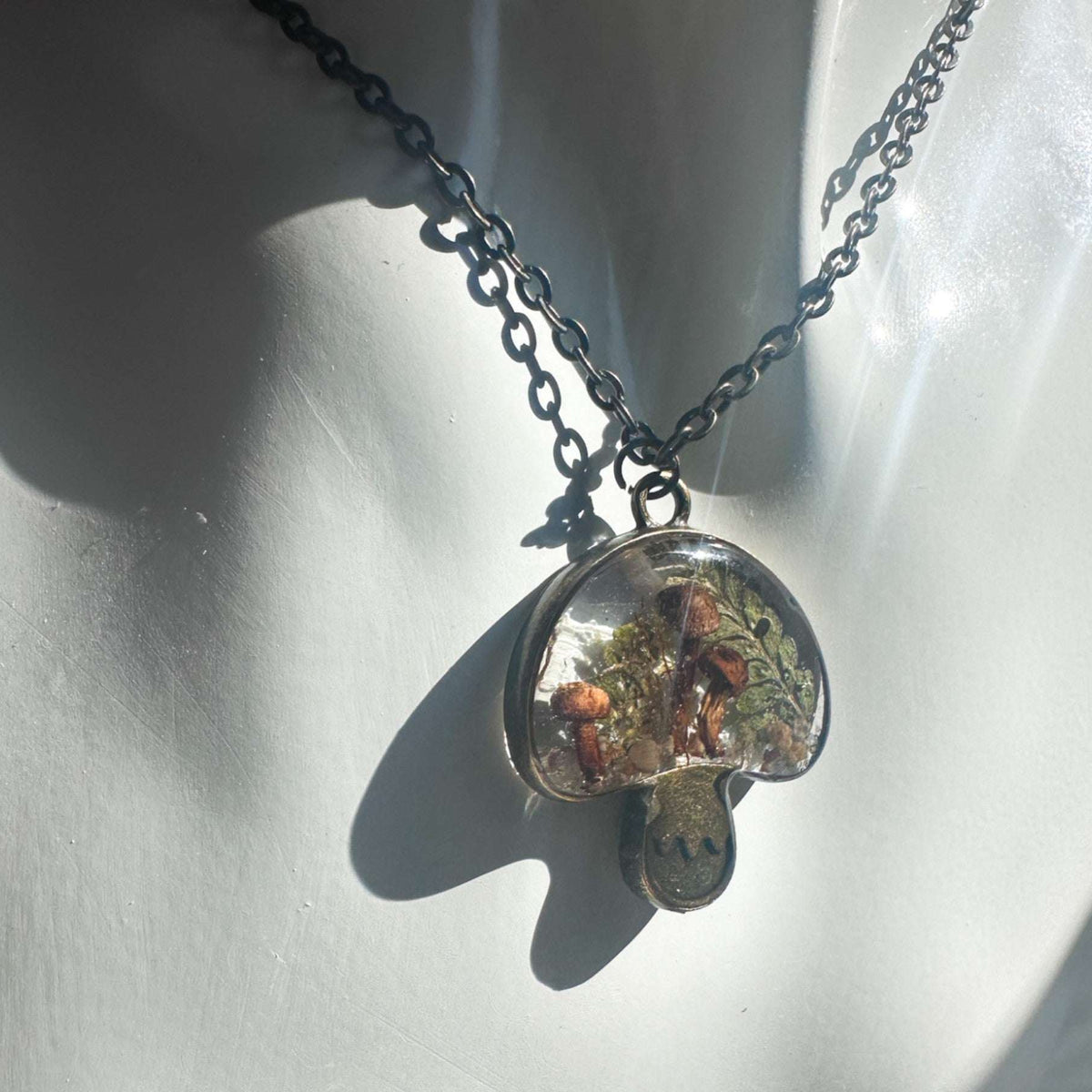 Boreal Forest Keepsake Pendant - Wear Your Wild with Real Botanicals
