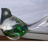 Lucky Four Leaf Clover Bird: Handmade Resin Bird with Four Leaf Clover