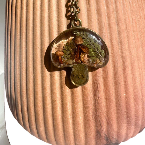 Boreal Forest Keepsake Pendant - Wear Your Wild with Real Botanicals