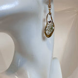 Butterfly Whispers - Handmade Pressed Flower Queen Anne Lace Earrings