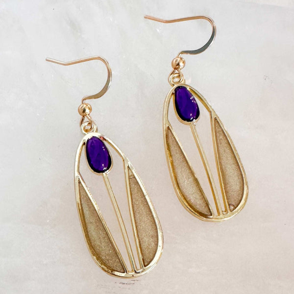 Tulip Bloom Earrings – Handmade Floral Elegance for Garden Lovers