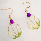 Tulip Dreams: Handcrafted Resin Earrings in Vibrant Tulip Hues