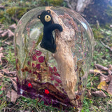 Enchanted Forest - Handmade Bear Cub Forest Botanical Resin Decor