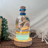 Beach in a Bottle - Handmade Resin Beach Decor with Seashells & Sand