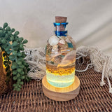 Beach in a Bottle - Handmade Resin Beach Decor with Seashells & Sand