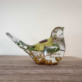 Sunflower Sunny Songibrd - Handmade Pressed Flower Resin Bird Decor