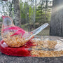 Golden Maple Bird & Tray Set – Resin Art with Real Leaf & Glitter