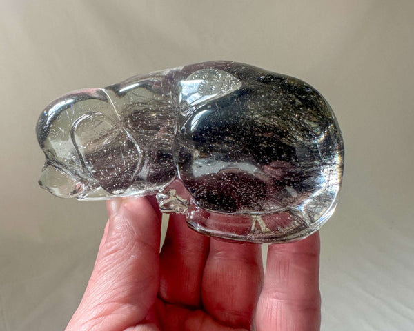 Memorial Pet Keepsake  - Handmade Custom Resting Dog Resin Figurine