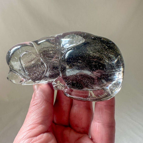Memorial Pet Keepsake  - Handmade Custom Resting Dog Resin Figurine