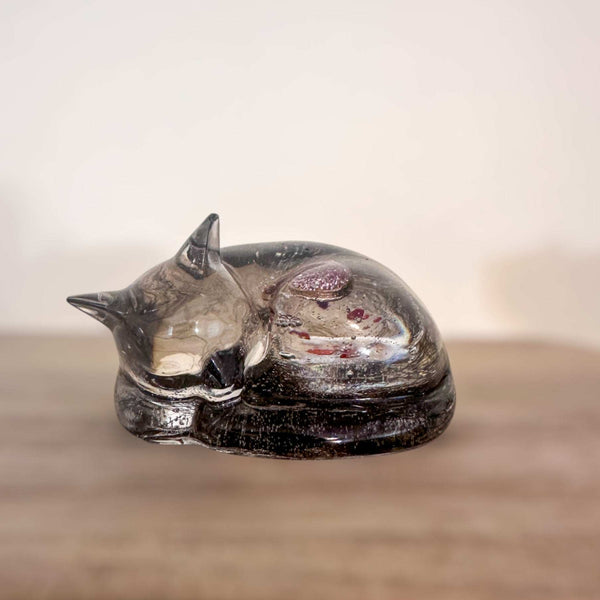 Memorial Pet Keepsake  - Handmade Custom Resting Cat Resin Figurine