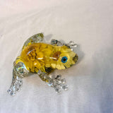 Frogs in Bloom - Handmade Dried Floral Whimsical Resin Frog Decor