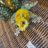 Frogs in Bloom - Handmade Dried Floral Whimsical Resin Frog Decor