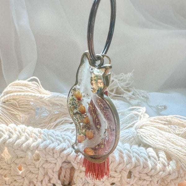Memorial Pet Keepsake  - Handmade Custom Cat Resin Keychain