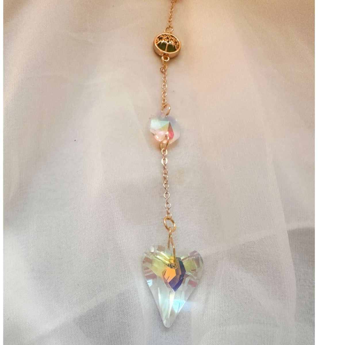 Forest Heart Suncatcher botanical resin suncatcher heart with real mushrooms ferns and moss, handmade Canada