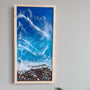 Ocean Dreams  - Handmade 3D Ocean Wall Art with Real Sand & Shells