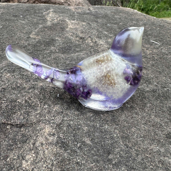Wish Birds - Handmade Whispering Wish Dandelion Puff Resin Birds