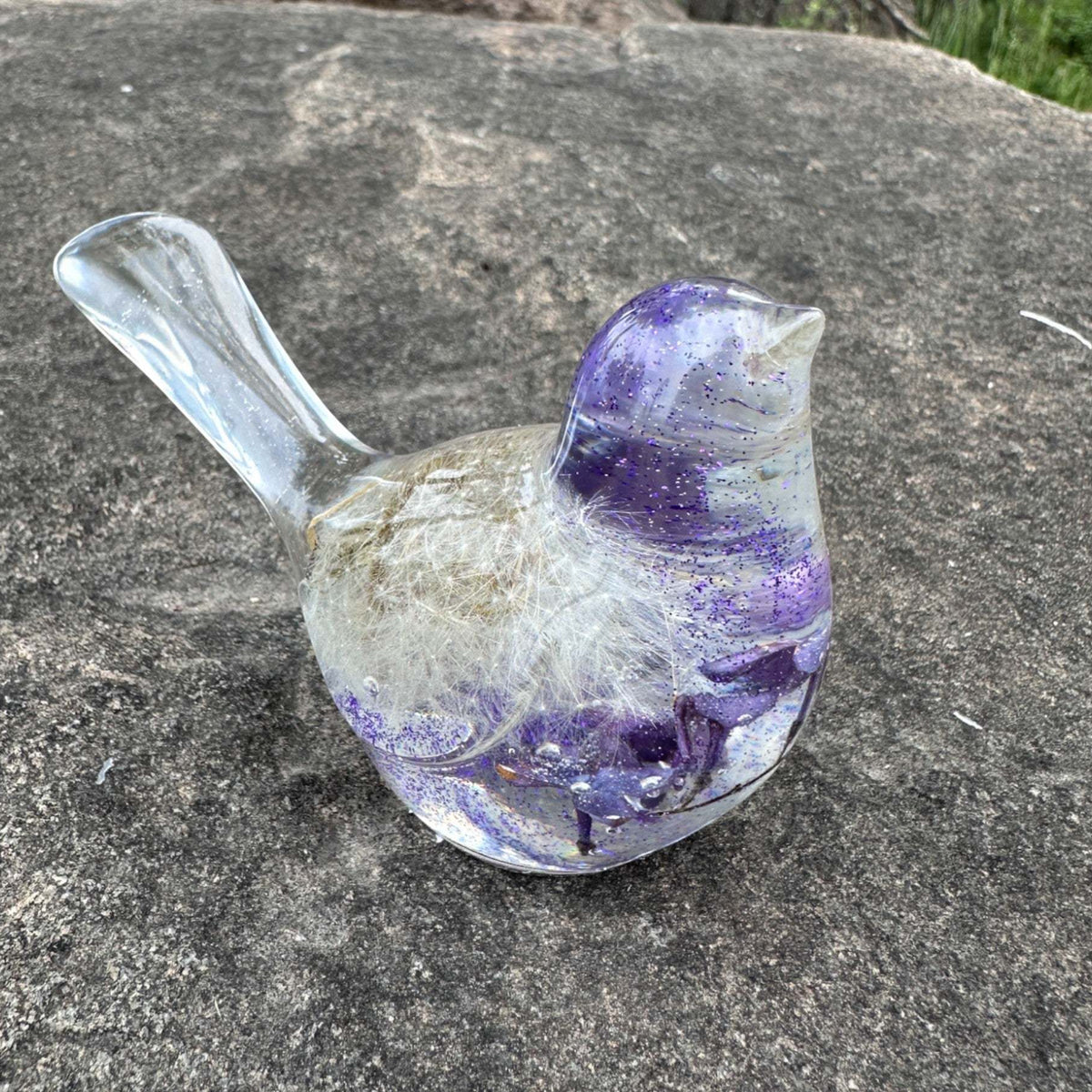 Wish Birds - Handmade Whispering Wish Dandelion Puff Resin Birds