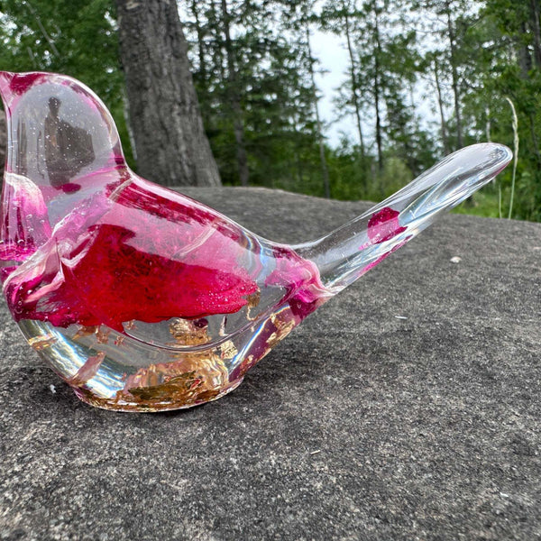 Wish Birds - Handmade Whispering Wish Dandelion Puff Resin Birds