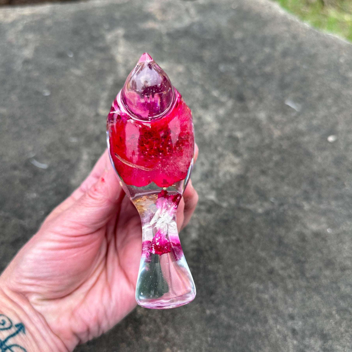Wish Birds - Handmade Whispering Wish Dandelion Puff Resin Birds