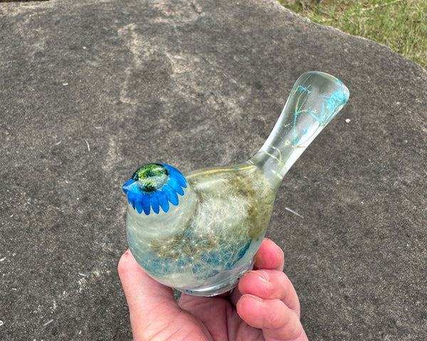 Wish Birds - Handmade Whispering Wish Dandelion Puff Resin Birds