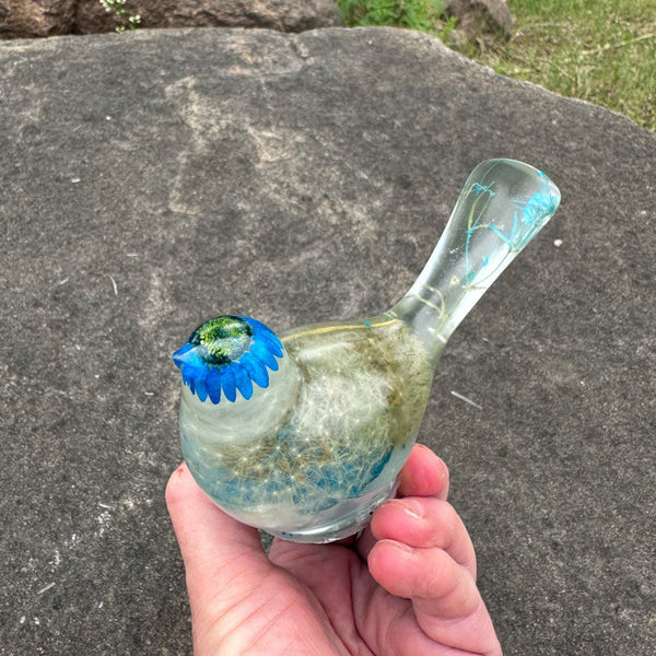 Wish Birds - Handmade Whispering Wish Dandelion Puff Resin Birds