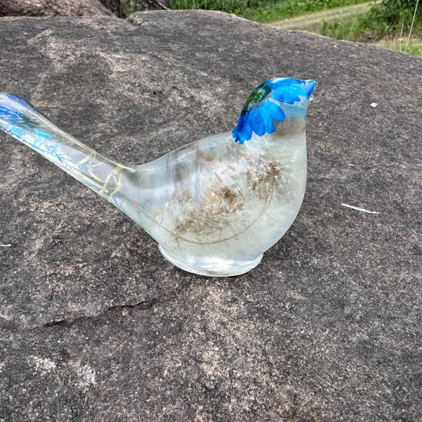 Wish Birds - Handmade Whispering Wish Dandelion Puff Resin Birds